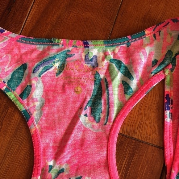 🌸 Lilly Pulitzer Monterey Tank Top Pink Sz XXS - Picture 5 of 9